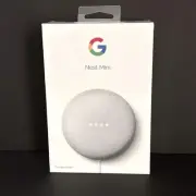 Google Nest Smart Speaker 2nd Generation Chalk Gray Google Assistant