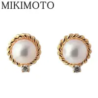 在飛比找蝦皮購物優惠-Mikimoto 耳環 珍珠 Akoya 2way 日本直送