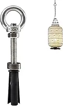 Eye Bolts with Nuts - Expansion Bolts Stainless Steel Brick Screws,Concrete Wall Hooks, Reusable Screw Eyes, Eye Bolt for Home Use, Construction