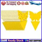 LF# 20Pcs Fruit Fly Sticky Traps Double Sided Butterfly Gnat Traps for Plant(Yel