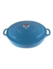 [Chasseur] Low Round Casserole 2.5 Litre in Sky Blue