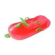 Snow Sled with Steering Wheel and Brake Grass Sled Ski Sled
