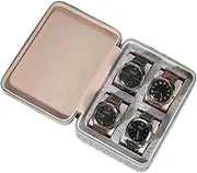 Watch Display Box Watch Storage Box Simple PU Leather Watch Storage Box Portable Storage Watch Collection Box Watch Cases for Men (Color : B) FANDIAO