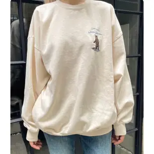 Brandy Melville Eric Snow lodge Sweatshirt🐻小熊刺繡圖案衛衣