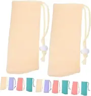 VICASKY 16pcs Soap Pouches for Shower Hanging Mesh Soap Bags with Foaming Design Space Saving and Stylish for Bathroom and Kitchen Use