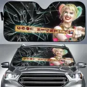 Harley Quinn Broken Windshield Car Sunshade, Auto Car Windshield Sunshade