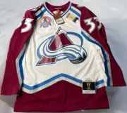 MITCHELL & NESS COLORADO AVALANCHE M PATRICK ROY BLUE LINE JERSEY $200 RETAIL