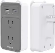 Outlet Extender with Multi Plugs, Huntkey Multi USB Plug Outlet Splitter W. Phon