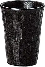 34816243 Black Shochu Cup (Large), 3.3 x 4.5 inches (8.5 x 11.5 cm), 11.2 fl oz (330 cc), Made