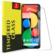 [2 PACK] For Apple iPhone 12 Screen Protector Full Coverage Tempered Glass Screen Protector Guard (Black)