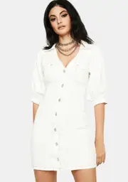 Real Trendsetter Denim Mini Dress
