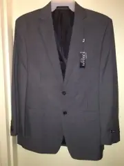 CHAPS Men's Suit Jacket Two-Button BLUE SMALL CHECK Size 42REG NEW with Tags