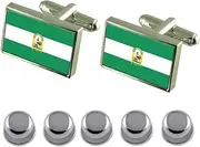 [Select Gifts] Shirt Dress Studs Andalucia Flag Cufflinks