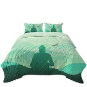 Spiritual Buddha Statue Coverlet