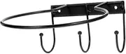 GANAZONO Wall Mounted Basketball Holder Durable Soccer Storage Rack for Home Display Easy Installation Ball Organizer with Hooks for Football and Basketball