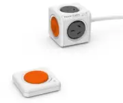 4 Way Power Outlets Remote Extended Adaptor Kit With 1.5M Mains Lead 240Vac