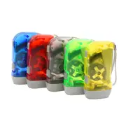 5Pcs 3 Led Hand Pressing Dynamo Crank Flashlight Torch Outdoor Emergency Light Camping Equipment Survival Tools Random Color Flashlights