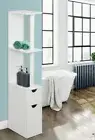 Bathroom Storage Cabinet Caddy Utility Toilet Tissue Box Holder Freestanding New