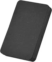 KALLORY 100pcs Mini Blank Cards Black Cardstock for Learning Note Taking and DIY Crafting Portable Small Index Cards for Messages Business and Personal Use