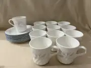 Corning Corelle Vintage Floral Set, 24 Pieces, Made In USA (A1400)