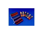 LARGE Guatemala WORRY DOLL POUCH with 4 2" dolls