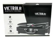 Victrola Vintage 3-Speed Bluetooth Portable Record Player With Built In Speakers