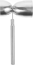 Zerodeko Japanese Accessories Double Cocktail Jiggers Stainless Steel Measuring Jigger with Handle Shot Measure Jigger Cocktail Measuring Cup for Bartending 30/60ml Household Tools