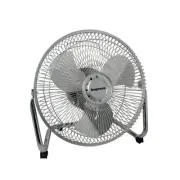 9 Inch High Velocity Electric Fan 3 Speeds 360 Degree Tilt Chrome Finish