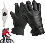 [Generic] Electric Gloves, Heated Ski Gloves, Touchscreen Hand Warmer, Cold Weather Gloves, Heated Work Gloves for Women Men for Winter Motorcycle Skiing