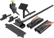 Savannah GrindMaster Sharpening Jig with Quad Setup Jig and Two Setup Blocks for 8 Inch Grinders, Black