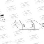 Redback Cat Conv Bolt On to suit A6 Quattro 2.6/2.8 RH Cat - C1689