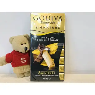 GODIVA 迷你巧克力棒 牛奶 血橙 黑巧克力 海鹽 焦糖 杏仁 【Sunny Buy】