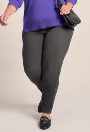 NEW SUZANNE GRAE THE FULL LENGTH JEGGING CHARCOAL SIZE S, M, XL