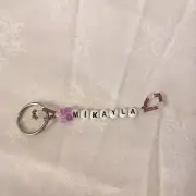 MIKAYLA (purple) personalized keychain-NEW