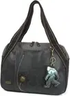 New Chala Bowling Zip Tote Large Bag Coin Purse BIG FOOT YETI SASQUATCH Black