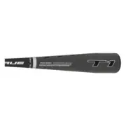 New TRUE T1 2-5/8" Youth USA Bat -8oz 32.5/24.5 (2020) Black/Silver