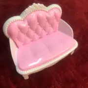 1/6 Scale Dollhouse Miniatures Furniture Sofa Chaise Longue Living Room Plastic