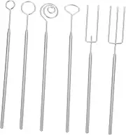 PAMINGONO 1 Set Stainless Steel Chocolate Dipping Forks Set Fondue Tools for Candy Making Fruits and Cake Decorating Comfortable Grip Design for Easy Use and Storage