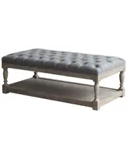 Pangea Home Rustique by Pangea Athena Rectangular Coffee Table