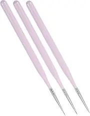 Gogogmee 3pcs Nail Art Liner Brush for Gel Polish Professional Nail Art Tools for Precision Drawing for Beginners Experts