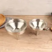 1PC Stainless Steel Metal Funnel For Canning Kitchen Tools Kitchen Accessories