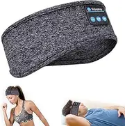 Sleeping Headphones Bluetooth Headband, Wireless Headband Headphones Sports Headband with Ultra-Thin HD Stereo Speakers for Gift, Sleeping, Workout, Jogging, Yoga, Beauty, Insomnia, Travel, Meditation