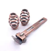 Copper 3" Solo Seat Barrel Springs Bracket Mount Kit For Harley Chopper Bobber