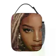 c615 Bratz Rock Angelz Doll Lunch Bags Insulated Lunch Tote Portable Bento Box Leakproof Picnic Bags for Woman Work Children School k615
