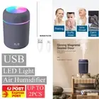 Car Mini Air Purifier USB Diffuser Aroma Oil Humidifier Mist Led Light Home Lamp