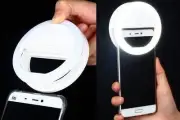 "Rechargeable Soft Light Selfie Ring Light with 3 Brightness Settings"