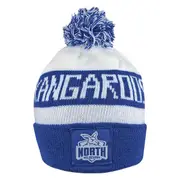 Adult's AFL North Melbourne Kangaroos Football Club Bar Beanie