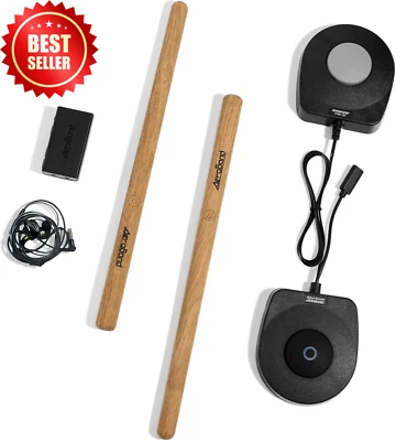 Electronic Drum Set PocketDrum2 MAX 2024 Version Bluetooth Pedals Sticks 8 Tones