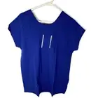On Running Womens S Blue Indigo ROC T Shirt Short Sleeve Reflective On Cloud