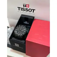 在飛比找蝦皮購物優惠-Tissot Supersport Chrono 黑武士 三